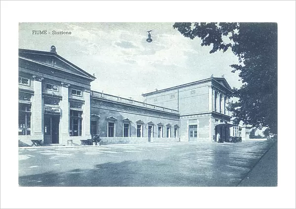 Fiume train station, Croatia, from the annexation of the Italian Reign