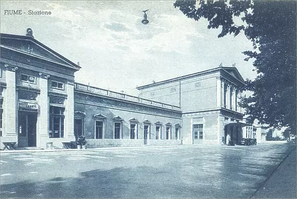 Fiume train station, Croatia, from the annexation of the Italian Reign