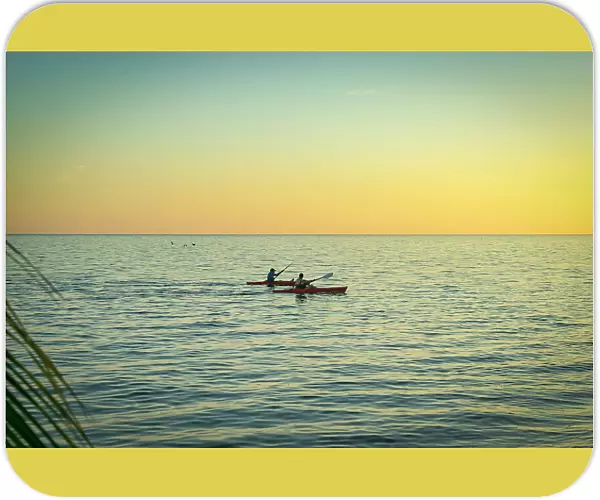 Florida, The Keys, Islamorada, kayaking at Cheeca Lodge & Spa