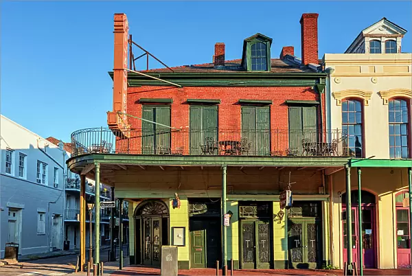Louisiana, New Orleans, French Quarter Architecture
