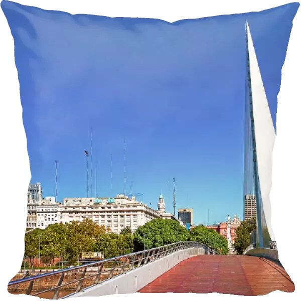 Argentina, Buenos Aires, Puente de la Mujer, Puerto Madero