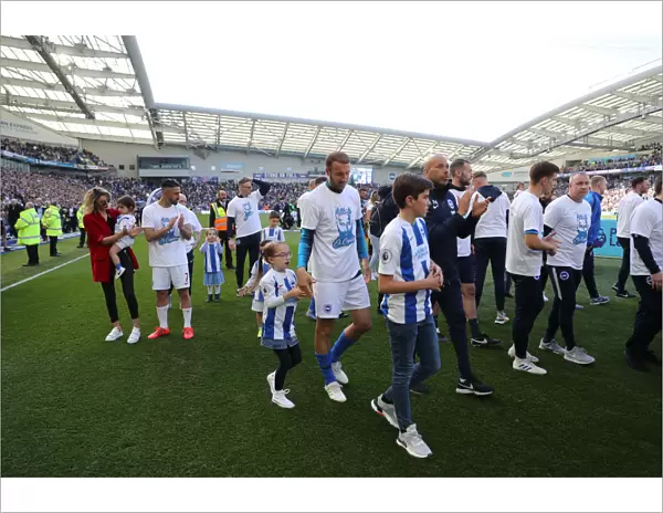 Brighton and Hove Albion: Premier League Survival Celebration - Players Lap of Appreciation (12 May 2019)