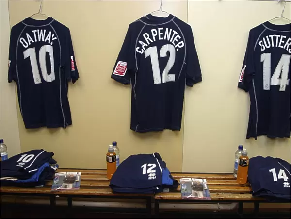 Away dressing room at Sheffield United 2004-05