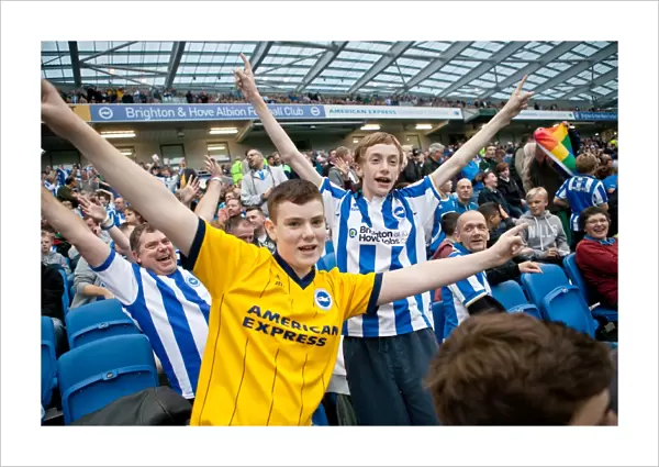 Crowd shots at the Amex - 2013-14