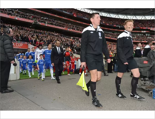 Chelsea Mascots at the 2012 FA Cup Final vs. Liverpool