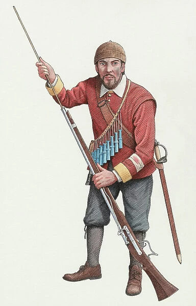 Civil War infantryman N100002