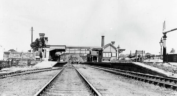 moreton in marsh station gloucestershire c1910