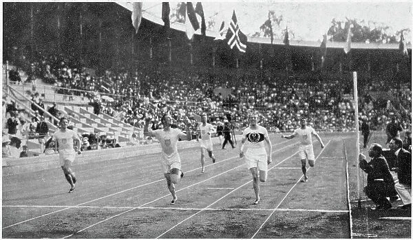 400 metre final: 1st - Redpath, USA 2nd - Braun, Germany 3rd - Lindberg, USA Date: 1912