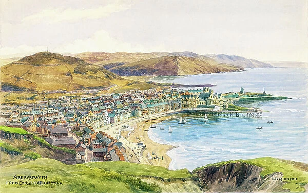 Aberystwyth, Wales, from Constitution Hill