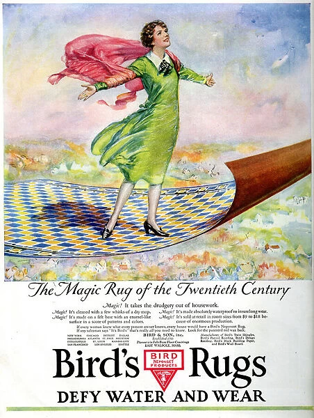 Advertisement, Birds Rugs Advertisement, Birds Rugs