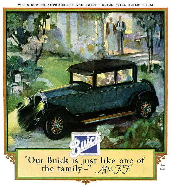 Advert, Buick Automobile
