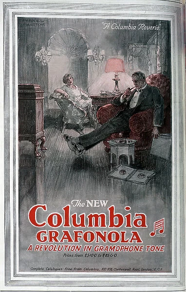 Advert for Columbia Grafonola
