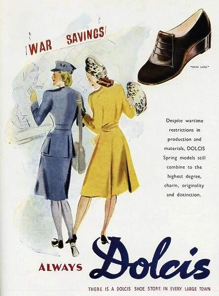 Advert for Dolcis shoes 1943