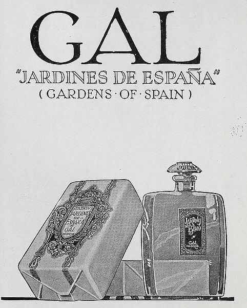 Advert for Gal Perfumes