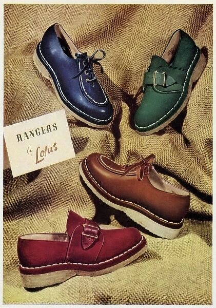 Advert for Lotus sensible womens shoes 1948
