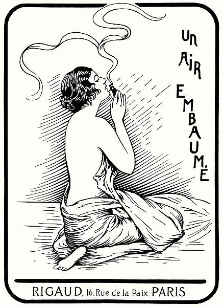 Advertisement for Rigaud perfumes