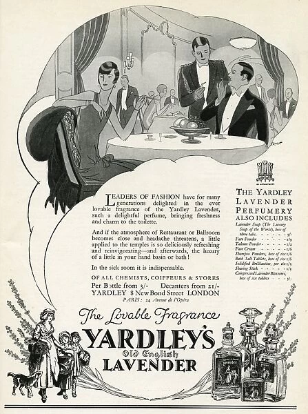 Advert for Yardleys Old English Lavender