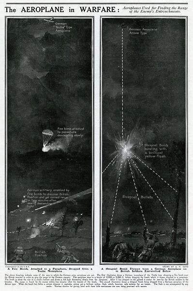 The aeroplane in warfare by G. H. Davis