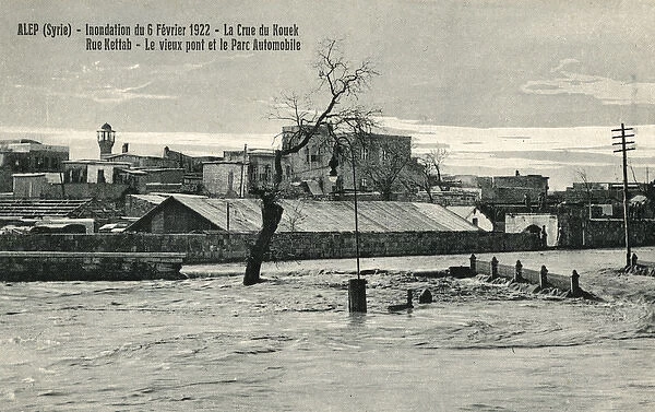 Aleppo, Syria - Flood of February 1922