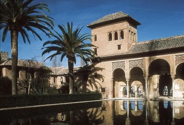 Alhambra. SPAIN. Granada. Alhambra. Ladies Tower