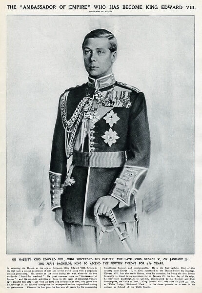 Ambassador of Empire who has become King Edward VIII