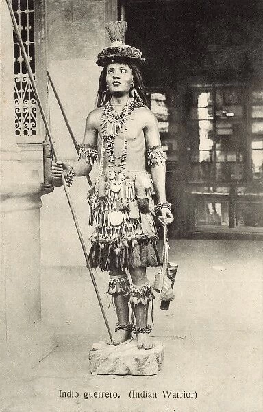 Amerindian warrior of indeterminant home