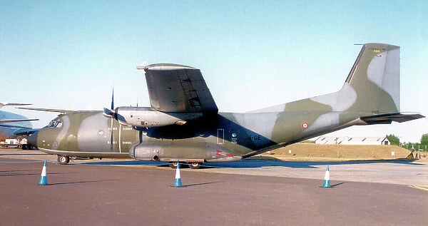 Armee de l'Air - Transall C-160NG 64-GE  /  F205 (msn F205), of ET. 64 at the Royal International Air Tattoo - RAF Fairford 27 July1995. (Transall - TRANSport ALLianz  /  Armee de l'Air - French Air Force). Date: 1995