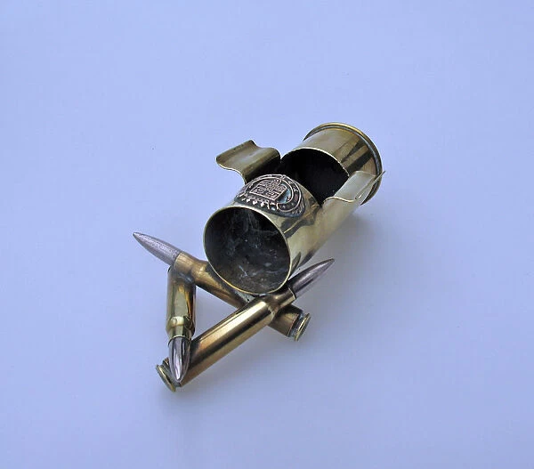 Ashtray made from a German 45mm pom-pom shell
