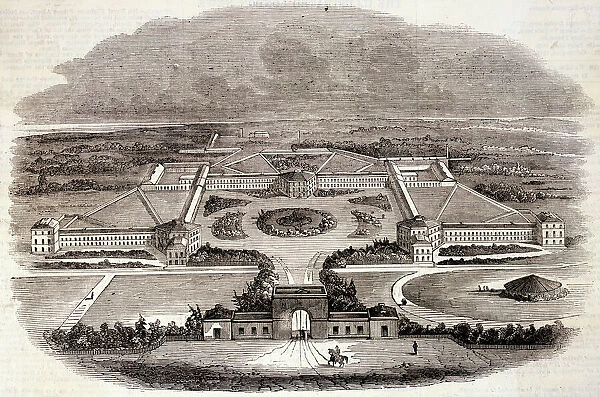 Asylum at Hanwell 1843