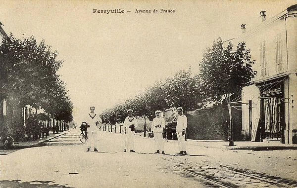 Avenue de France, Ferryville, Tunisia, North Africa