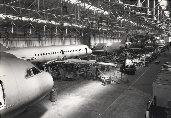 BAC One-Eleven final assembly line at Hurn