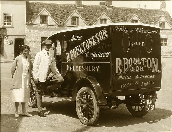 Bakers Delivery Van 1, Malmesbury, Wilts (No livery)