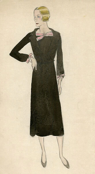 Balck dress 1930s