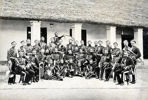 Band on the 2nd Dragoon Guards, India 1866
