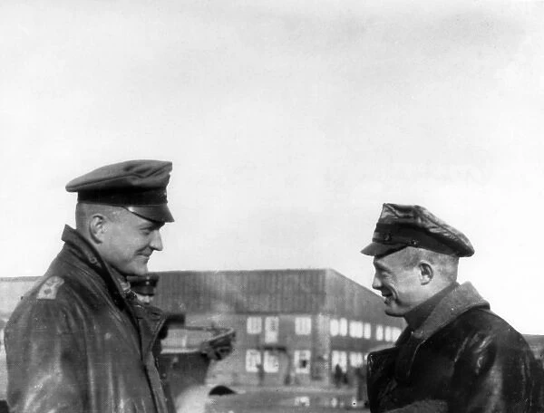 Baron von Richthofen and Reserve Lieutenant Klein, WW1