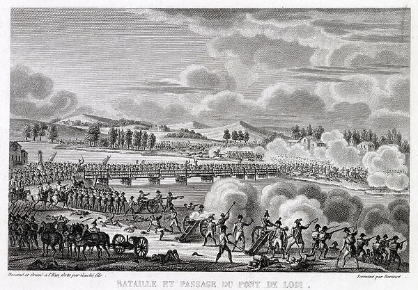 At the battle of LODI, the French under Napoleon defeat the Austrians under Beaulieu