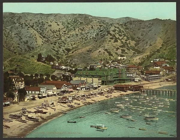 The beach at Avalon, Santa Catalina Island, Cal
