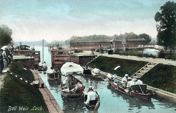 Bell Weir Lock on the River Thames