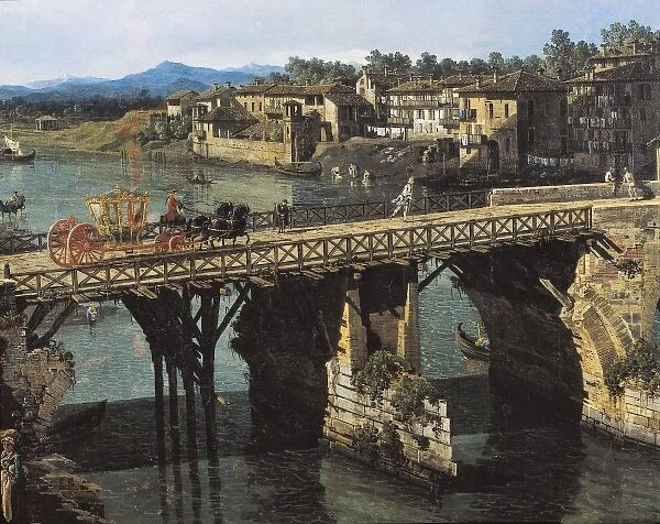 BELLOTTO, Bernardo (1720-1780). View of an Old