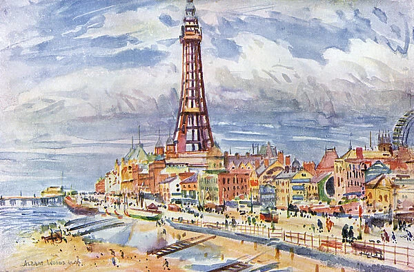Blackpool  /  Tower  /  Beach
