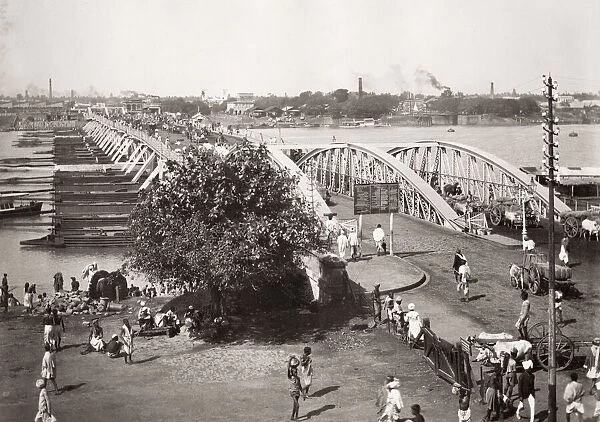 Bridge over the Hooghly River, Calcutta, Kolkata, India