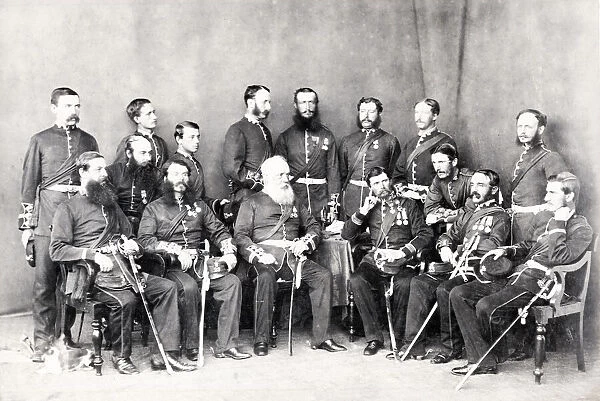 British army officers in India in the 19th century