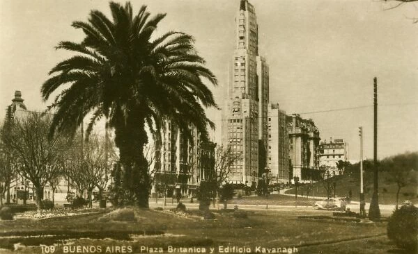 Buenos Aires - British Plaza and Kavanagh Building