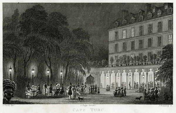 Cafe Turc, Paris, 1828