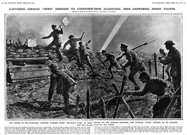 Capturing German news: Irish answering enemy taunts