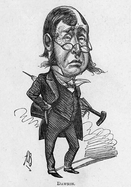 Caricature of the actor Alfred Maltby