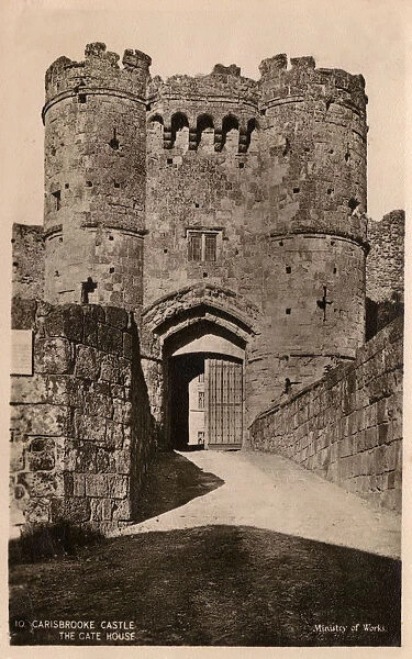 Carisbrooke Castle, Isle of Wight - The Gatehouse Arch