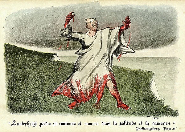 Cartoon, The Antichrist, WW1
