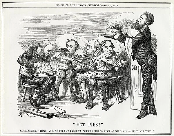 Cartoon, Hot Pies! (Disraeli and Foreign Affairs)