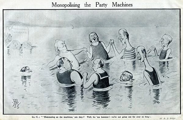 Cartoon, Monopolising the Party Machines